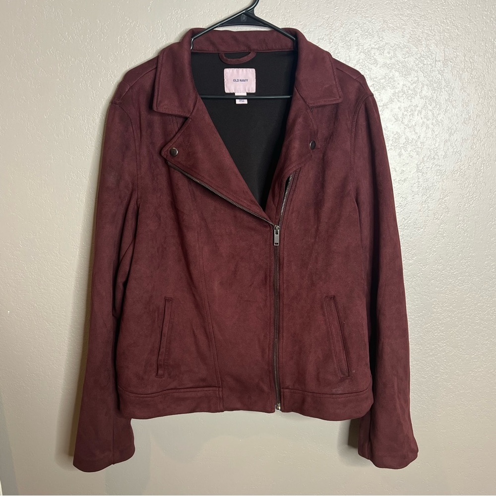 Old Navy Sueded Knit Moto Jacket